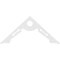 Ekena Millwork Pitch Cena Architectural Grade PVC Gable Pediment, 72"W x 33"H x 1"P (11/12) GPP072X033X100CEN - alternate 3